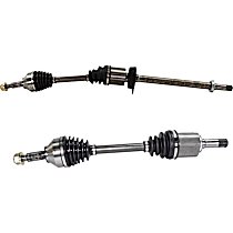 Front, Driver Side and Passenger Side Axle Assembly, Front Wheel Drive