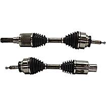 Front, Driver and Passenger Side Axle Assembly, Four Wheel Drive
