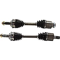 Front, Driver and Passenger Side Axle Assembly, Front Wheel Drive, New, 3.0L 6Cyl