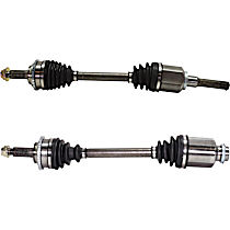 Front, Driver and Passenger Side Axle Assembly, New, FWD, 2.5L 4Cyl Automatic, Transaxle