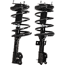Front, Driver and Passenger Side Fully Loaded Strut, AWD, Front Wheel Drive, Transaxle, Automatic Transmission