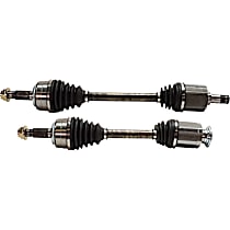 Front, Driver and Passenger Side Axle Assembly, Naturally Aspirated, GAS, Front Wheel Drive, Automatic Transmisison, OE# 44305SWA900, 44305SWA901, 44305SXSA11, New