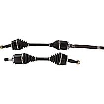 Front, Driver and Passenger Side Axle Assembly - New Set of 2