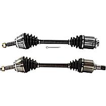 Front, Driver and Passenger Side Axle Assembly,  Transmission, Standard Duty Replacement, 3.8L 6Cyl, New, Automatic Transaxle