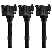 Ignition Coil, Set of 3, 4 Cyl 2.0L