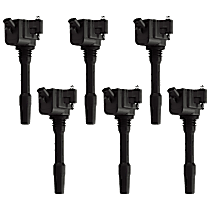 Ignition Coil, Set of 6, 3 Cyl 1.5L