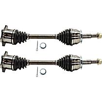 Front, Driver and Passenger Side Axle Assembly - New Set of 2 4WD, 5.6L, 8Cyl