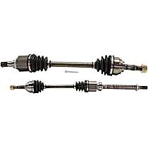 Front, Driver and Passenger Side Axle Assembly, Automatic CVT Transaxle, New
