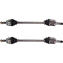 Front, Driver and Passenger Side Axle Assembly, Supplied with Standard Neoprene Outboard Boot, New