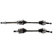 Front, Driver and Passenger Side Axle Assembly, Front Wheel Drive, With Standard Neoprene Outboard Boot, New, FWD, 3.5L 6Cyl
