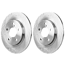 Rear Brake Disc, Plain Surface, Solid, 5 Lugs, 278.89 mm