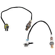 Before and After Catalytic Converter Oxygen Sensors, Set of 2, 4-wire