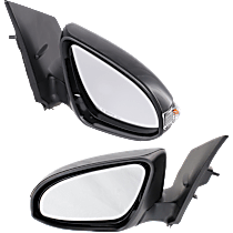 Driver and Passenger Side Mirrors, Power, Power Folding, Heated, Paintable, In-housing Signal Light, No Memory, No Puddle Light, No Auto-Dimming, No Blind Spot Feature