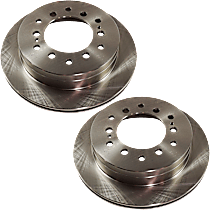 Rear Brake Disc, Plain Surface, Vented, 6 Lugs, 311.91 mm, 4.7L 8Cyl