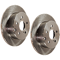 Rear Brake Disc, Plain Surface, Solid, 5 Lugs, 280.92 mm