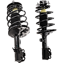 Rear, Driver and Passenger Side Fully Loaded Strut, Without Adaptive Variable Suspension