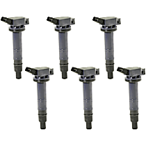 Ignition Coil, Set of 6, 4 Cyl 2.7L