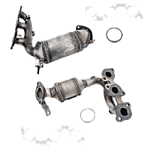 Firewall Side and Radiator Side Catalytic Converters, 3.3L Engine, Federal EPA Standard, 46-State Legal (Cannot ship to CA, CO, NY or ME)