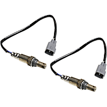 Before Catalytic Converter, Driver and Passenger Side Oxygen Sensor, Set of 2, 4-wire
