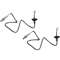After Catalytic Converter, Driver and Passenger Si Oxygen Sensor, B1S2, Set of 2, 4-wire, 4 Cyl 1.8L