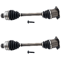 Front, Driver and Passenger Side Axle Assemblies, Updated Design, Standard Duty