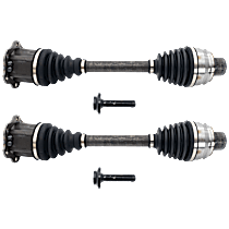 Front, Driver and Passenger Side Axle Assembly, Updated Design, Standard Duty Replacement, New, 2.0L 4Cyl