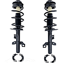 Front, Driver and Passenger Side Fully Loaded Strut, FWD