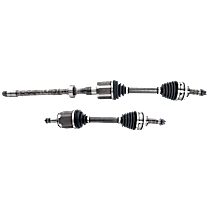 Front, Driver and Passenger Side Axle Assemblies, All Wheel Drive, Updated Design, Standard Duty