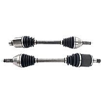 Front, Driver and Passenger Side Axle Assembly,  Updated Design, Standard Duty Replacement, New, 1.6L 4Cyl Automatic, Transaxle