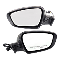 Driver and Passenger Side Mirrors, Power, Power Folding, Heated, Paintable, In-housing Signal Light, No Memory, No Puddle Light, No Auto-Dimming, No Blind Spot Feature, Sedan