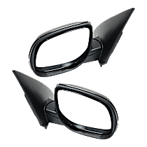 Driver and Passenger Side Mirrors, Power, Manual Folding, Heated, Paintable, In-housing Signal Light, No Memory, No Puddle Light, No Auto-Dimming, No Blind Spot Feature