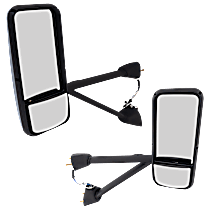 Driver and Passenger Side Mirror, Power Adjust, Heated, Non-Folding, Chrome, No Signal Light, No Memory, No Puddle Light, No Auto-Dimming, No Blind Spot Feature