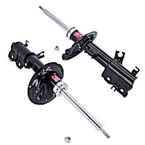 Front, Driver and Passenger Side Bare Strut, FWD, GR-2/Excel-G Series