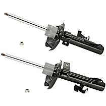 Front, Driver and Passenger Side Bare Strut, FWD, GR-2/Excel-G Series