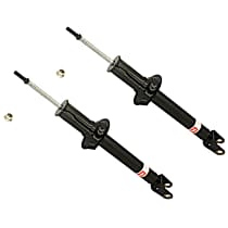 Front, Driver and Passenger Side Bare Strut, RWD, without Air Suspension, Gas-A-Just Series