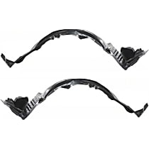 Front, Driver and Passenger Side, Fender Liner