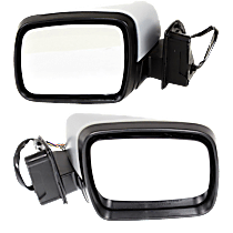 Driver and Passenger Side Mirror, Power, Power Folding, Heated, Paintable, Without Signal Light, With memory, Without Puddle Light, Without Auto-Dimming, Without Blind Spot Feature