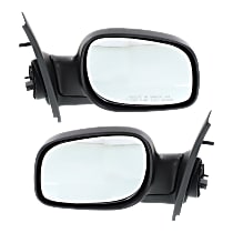 Driver and Passenger Side Mirror, Power, Manual Folding, Heated, Paintable, Without Signal Light, Without memory, Without Puddle Light, Without Auto-Dimming, Without Blind Spot Feature