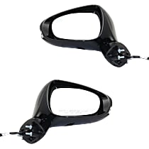Driver and Passenger Side Mirrors, Power, Manual Folding, Heated, Paintable, In-housing Signal Light, With memory, With Puddle Light, Without Auto-Dimming, Without Blind Spot Feature