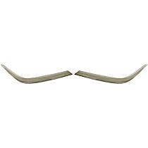 Front, Driver and Passenger Side Bumper Trims, Chrome