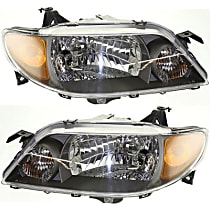 For 2001-2003 Mazda Protege Headlight Assembly Set DIY Solutions 14573SR 2002