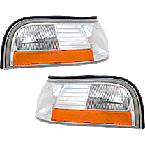 Driver and Passenger Side Halogen Corner Light, Without bulb(s)