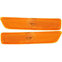 Front, Driver and Passenger Side Side Marker With bulb(s)