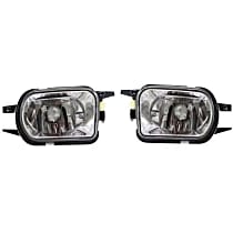 New Pair Clear Lens Fog Light For 2007-09 M Benz GL450 LH & RH CAPA w/ Bulbs US 