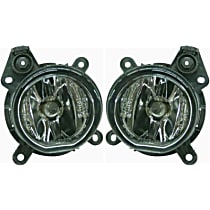 Front, Driver and Passenger Side Fog Lights, With Bulb(s), Halogen