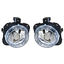 Front, Driver and Passenger Side Fog Lights, With Bulb(s), Halogen