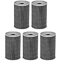 SET-MAHOX380D-5 Oil Filter - Cartridge, Direct Fit, Set of 5