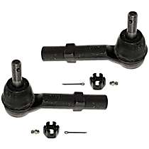 Front, Driver and Passenger Side, Outer Tie Rod End - Front, Driver and Passenger Side, Outer