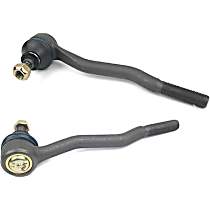 SET-MEMES2263R-2 Front, Driver and Passenger Side, Outer Tie Rod End, Supreme Series