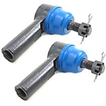 Front, Driver and Passenger Side, Outer Tie Rod End, Supreme Series